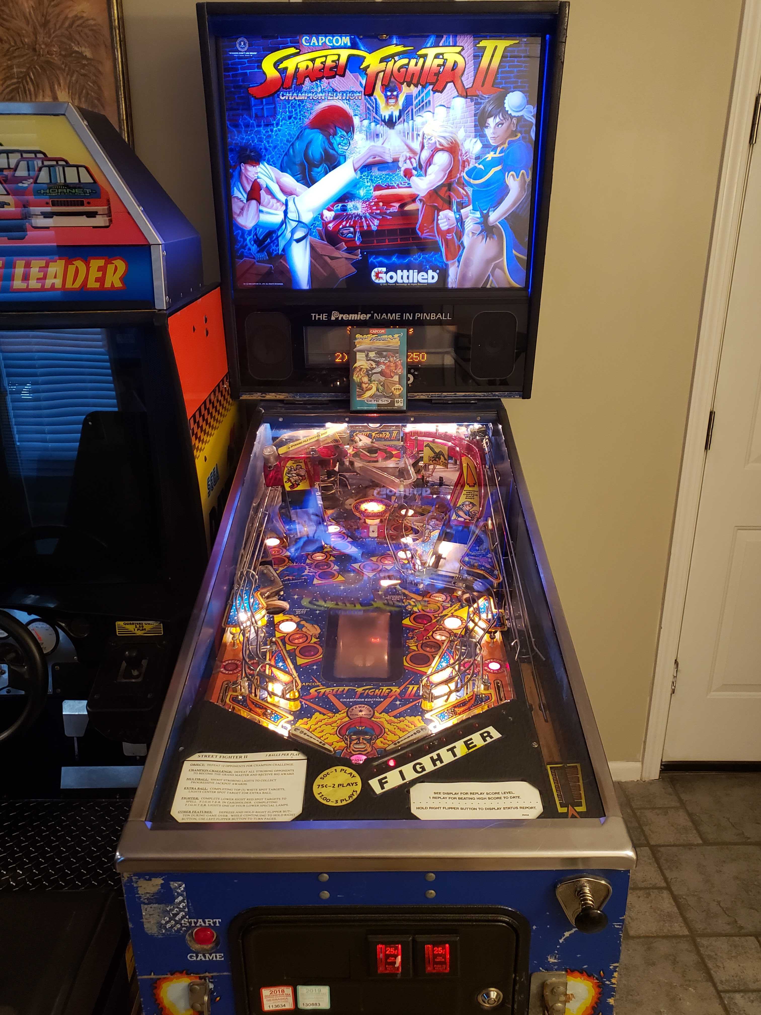 Arcade Cabinet Restoration of Streetfighter Pinball