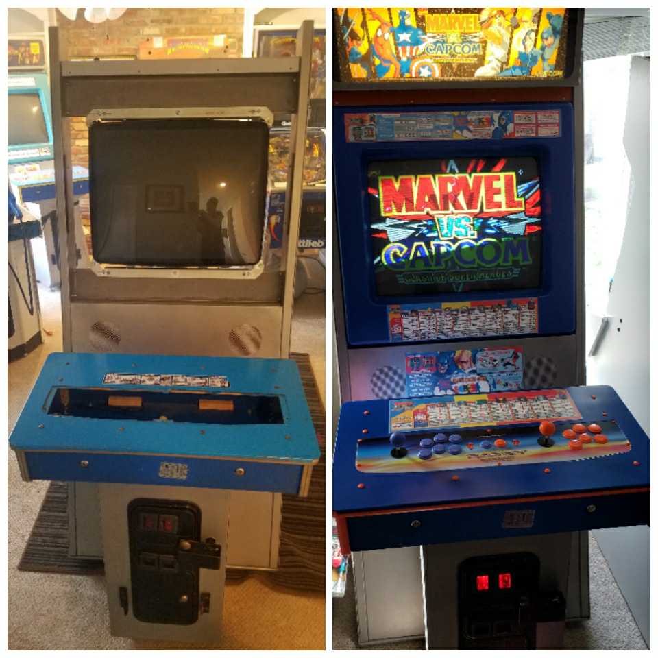 Arcade Cabinet Restoration Marvel vs. Capcom
