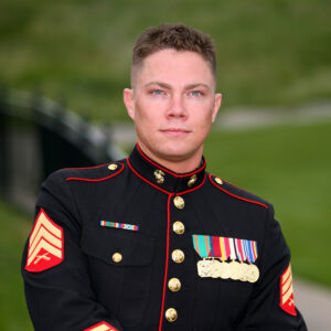 Stephen in Marine Uniform